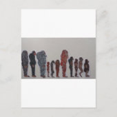 Forest people creation line up briefkaart (Voorkant)