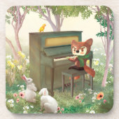 Forest Piano Concert Bier Onderzetter (Voorkant)