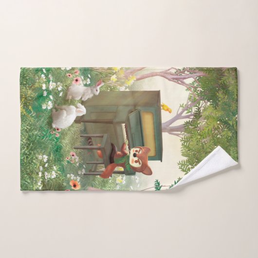 Forest Piano Concert Handdoek (Handdoek)