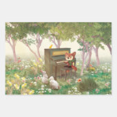 Forest Piano Concert Inpakpapier Vel (Voorkant)