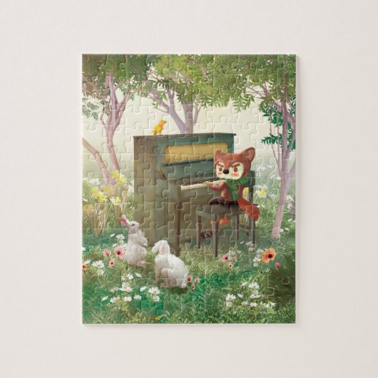 Forest Piano Concert Legpuzzel (Verticaal)