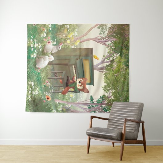 Forest Piano Concert Wandkleed (In Situ (horizontaal))