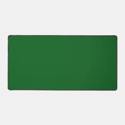 Forest Pine Green Solid Color Bureaumat (Voorkant)