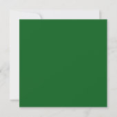 Forest Pine Green Solid Color Kaart (Voorkant)