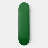 Forest Pine Green Solid Color Persoonlijk Skateboard (Voorkant)