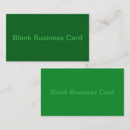 Forest Pine Green Solid Color Visitekaartje