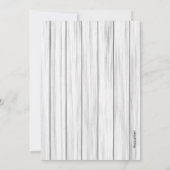 Forest Pine Rustic Country Boy Baby shower Kaart (Achterkant)