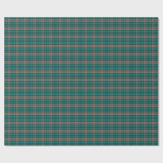 Forest Plaid Pattern Cadeaupapier (Vlak)