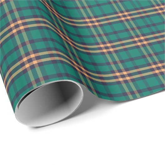 Forest Plaid Pattern Cadeaupapier (Rol Hoek)