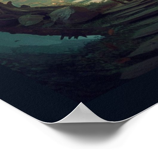 Forest Portal-Poster Poster (Hoek)