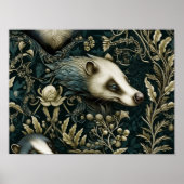 Forest Possum Hidden Animal | Possum Wall Print (Voorkant)