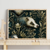 Forest Possum Hidden Animal | Possum Wall Print