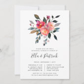 Forest Posy Rehearsal Dinner Invitation Kaart (Voorkant)