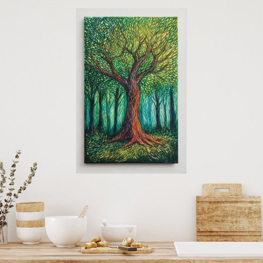 Forest Primeval Poster (Keuken)