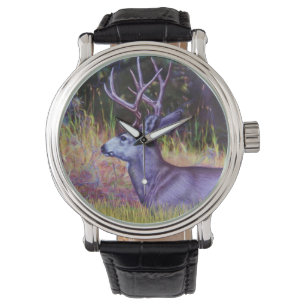 Forest Prince, Mule Deer Buck Horloge