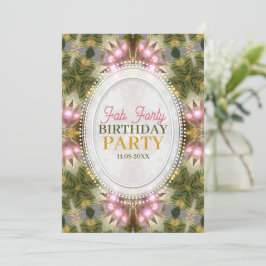 Forest Princess Fab 40ste geboortedag Kaart