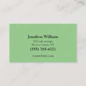 Forest Professional Tree Trimming Service Visitekaartje (Achterkant)