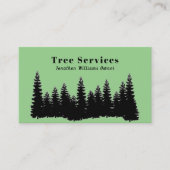 Forest Professional Tree Trimming Service Visitekaartje (Voorkant)