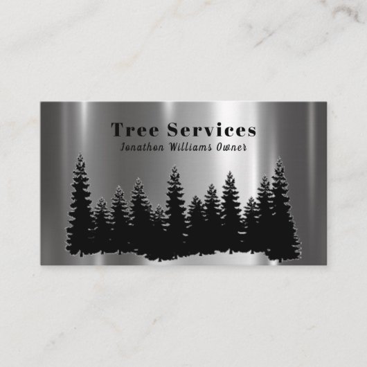 Forest Professional Tree Trimming Service Visitekaartje (Voorkant)