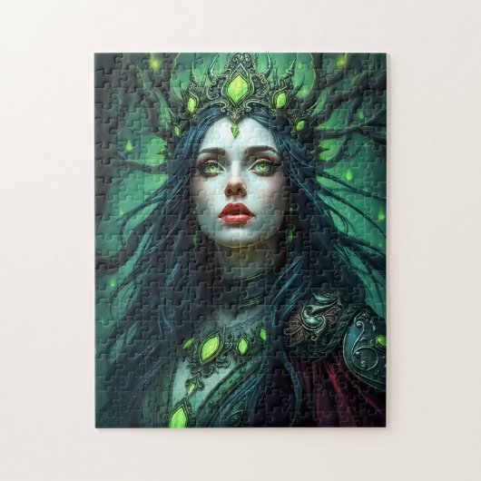 Forest Queen Guardian - Ethereal Nature Fantasy Legpuzzel (Verticaal)