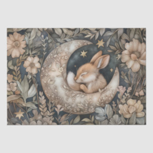 Forest Rabbit Cotagecore William Morris Decoupage Tissuepapier