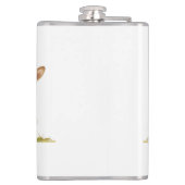 Forest Rabbit Flask - Een boswachter Heupfles (Achterkant)