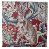 Forest Rabbit, William Morris Tegeltje (Voorkant)