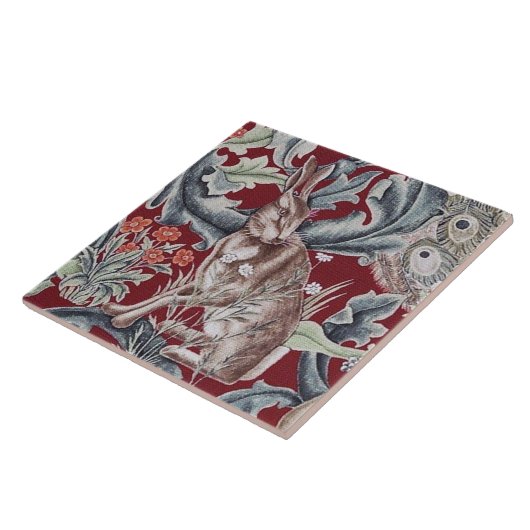 Forest Rabbit, William Morris Tegeltje (Zijkant)