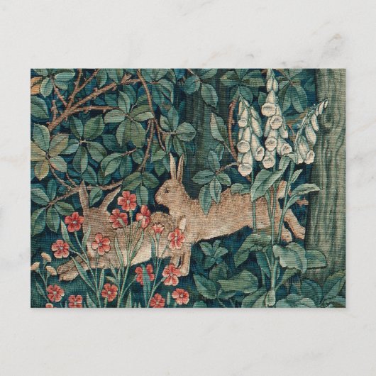 Forest Rabbits Tapestry Briefkaart (Voorkant)