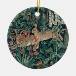 Forest Rabbits Tapestry Keramisch Ornament