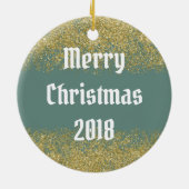 Forest Rabbits Tapestry Keramisch Ornament (Achterkant)