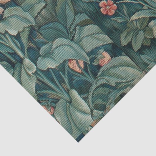 Forest Rabbits Tapestry Tissuepapier (Detail)