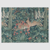 Forest Rabbits Tapestry Tissuepapier (Voorkant)
