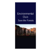 Forest Rack-Kaart Reclamekaart (Achterkant)