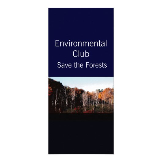 Forest Rack-Kaart Reclamekaart (Achterkant)