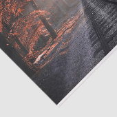 Forest Railroad Tracks 22-depotpapier Tissuepapier (Detail)