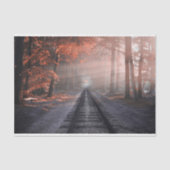 Forest Railroad Tracks 22-depotpapier Tissuepapier (Voorkant)