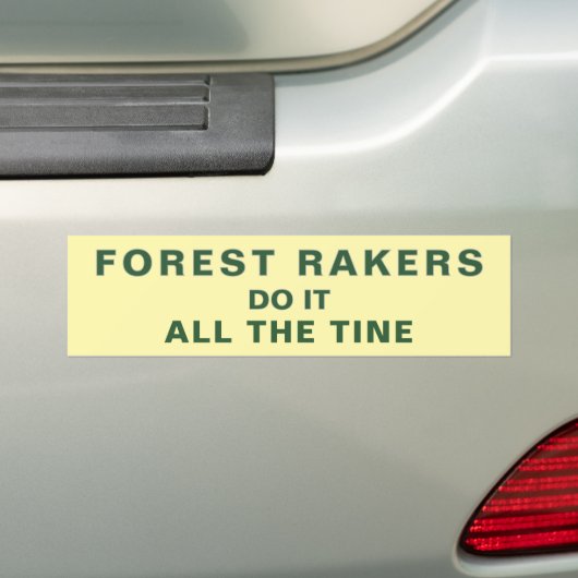 FOREST RAKERS bumpersticker! Bumpersticker (Op auto)