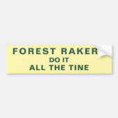 FOREST RAKERS bumpersticker! Bumpersticker (Voorkant)