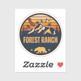 Forest Ranch, Californië Sticker