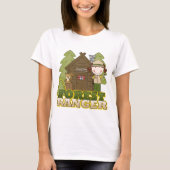 Forest Ranger - Brunette Girl T-shirt (Voorkant)