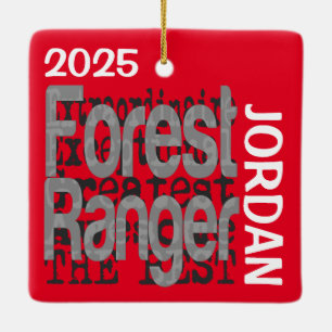 Forest Ranger Extraordinaire Keramisch Ornament