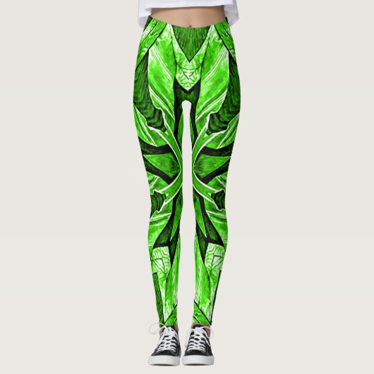 Forest Ranger Queen Metallic Armor Fantasy Legging (Voorkant)