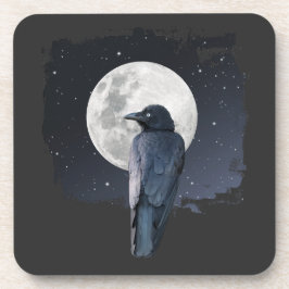 Forest Raven Cold Moon Bier Onderzetter