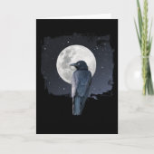Forest Raven Cold Moon Kaart (Voorkant)