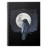 Forest Raven Cold Moon Notitieboek (Voorkant)