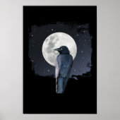 Forest Raven Cold Moon Poster (Voorkant)
