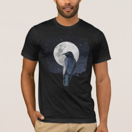 Forest Raven Cold Moon T-shirt