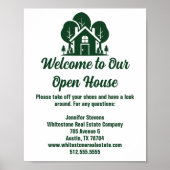 Forest Real Estate Company Custom Open House Poster (Voorkant)