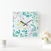 Forest reloj vierkante klok (Huis)